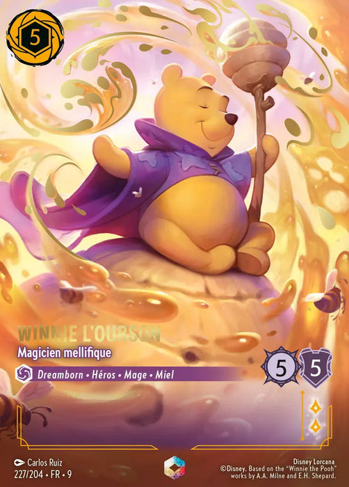 Winnie L'Ourson - Magicien mellifique (Enchantée) (227/204) - F - Enchantée - Holofoil