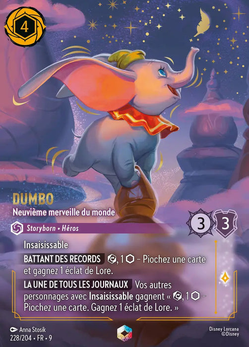 Dumbo - Neuvième merveille du monde (Enchantée) (228/204) - F - Enchantée - Holofoil