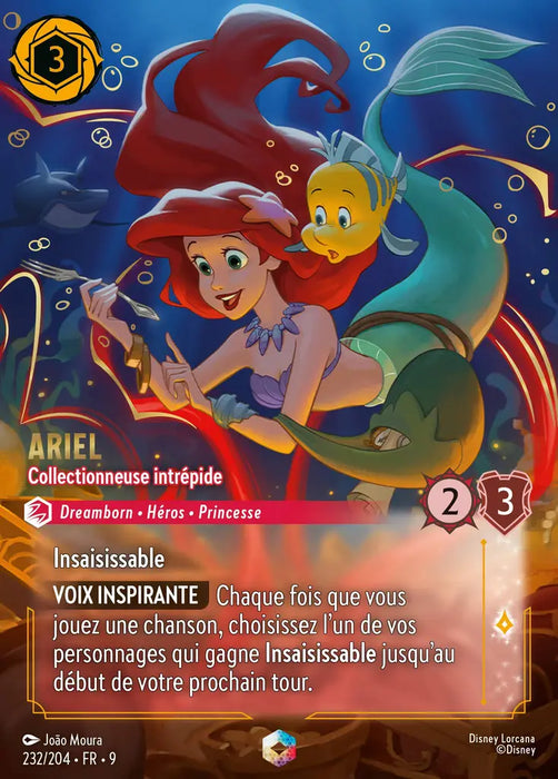Ariel - Collectionneuse intrépide (Enchantée) (232/204) - F - Enchantée - Holofoil