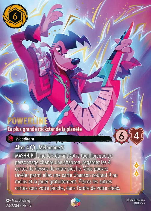 Powerline - La plus grande rockstar de la planète (Enchantée) (233/204) - F - Enchantée - Holofoil