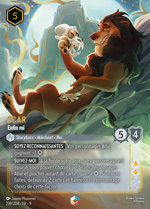 Scar - Enfin Roi (Enchantée) (239/204) - F - Enchantée - Holofoil