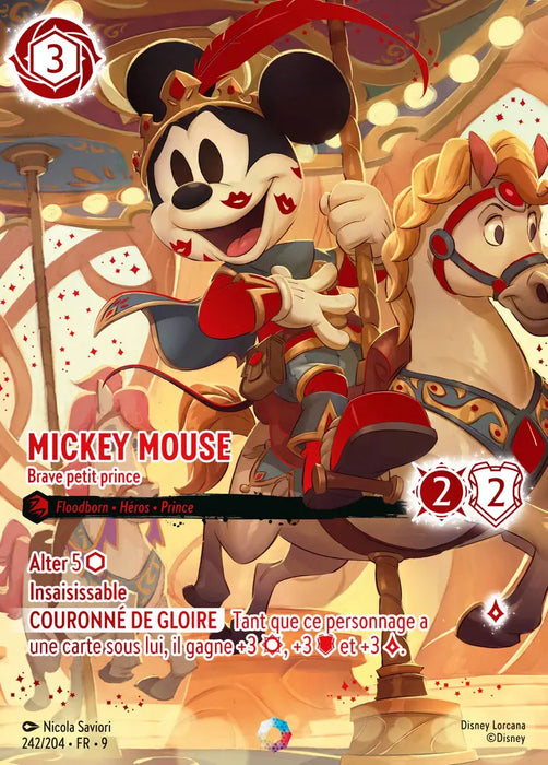 Mickey Mouse - Brave petit prince (Iconique) (242/204) - F - Iconique - Holofoil