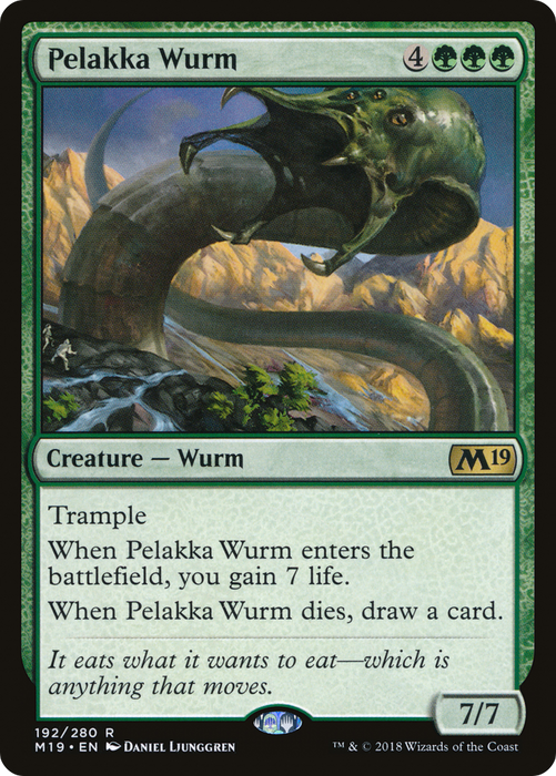 Pelakka Wurm (M19-192) - rare - Foil