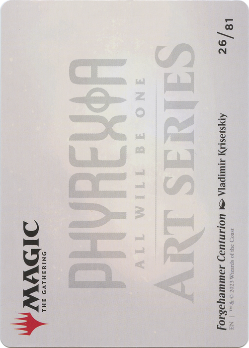 Forgehammer Centurion // Forgehammer Centurion (AONE-026) - common (Borderless)