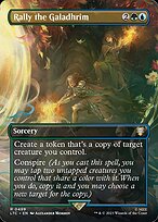Rally the Galadhrim (LTC-499) - rare (Borderless) - Foil
