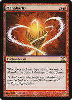 Manabarbs (10E-218) - rare - Foil