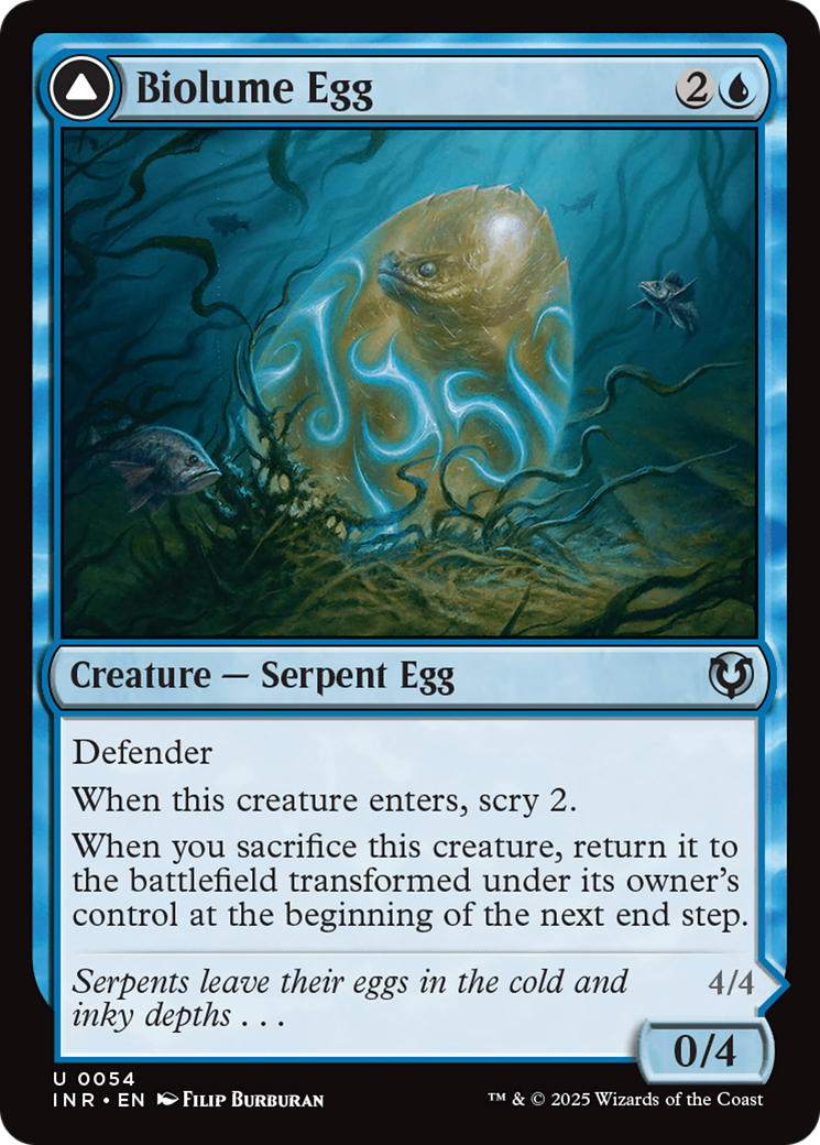 Biolume Egg // Biolume Serpent (INR-054) - uncommon