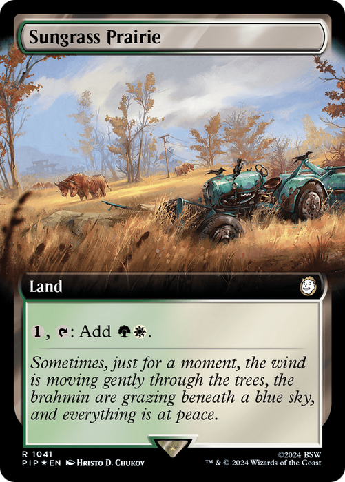 Sungrass Prairie (PIP-1041) - rare: (Extended Art) - Foil