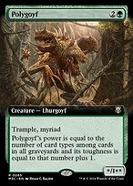 Polygoyf (M3C-065) - rare: (Extended Art)