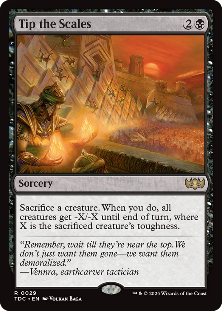 Tip the Scales (TDC-029) - rare