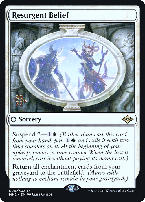 Resurgent Belief (PRE-26S) - rare - Foil