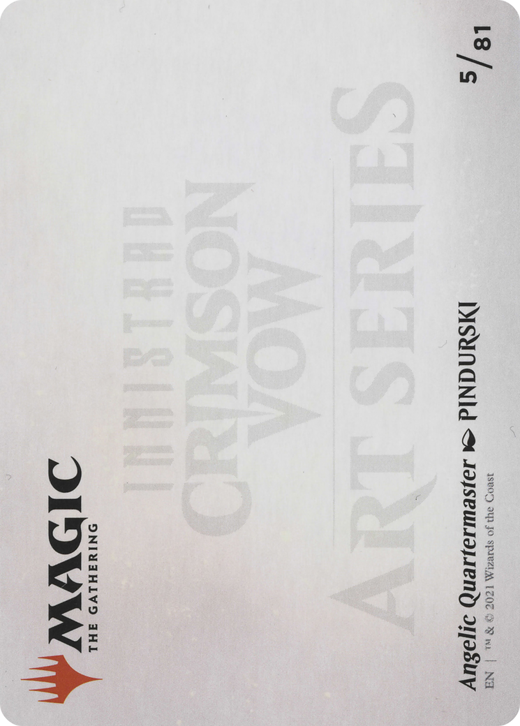 Angelic Quartermaster // Angelic Quartermaster (AVOW-005) - common (Borderless) - Foil