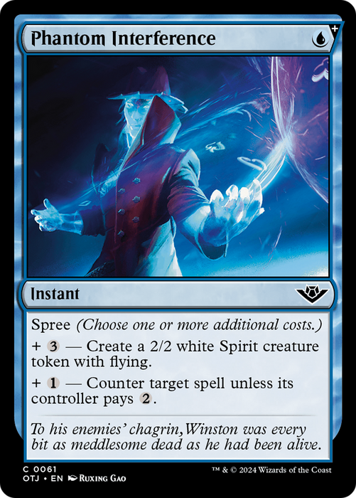 Phantom Interference (OTJ-061) - common: (spree) - Foil