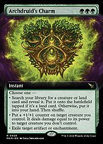 Archdruid's Charm (MKM-408) - rare: (Extended Art) - Foil