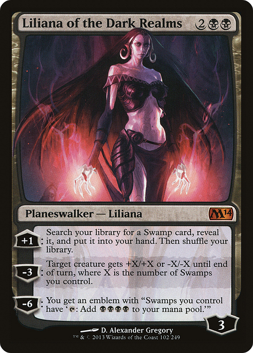 Liliana of the Dark Realms (M14-102) - mythic