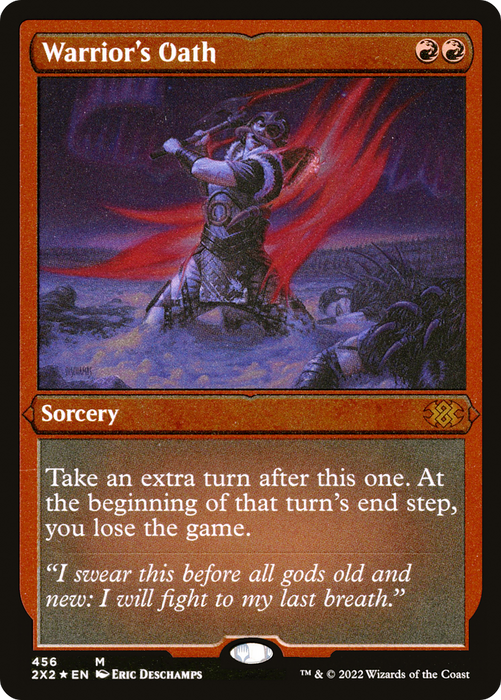 Warrior's Oath (2X2-456) - mythic - Etched Foil