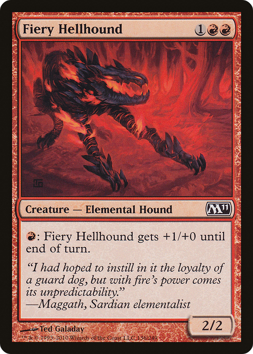 Fiery Hellhound (M11-136) - common