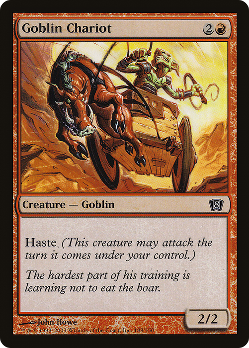 Goblin Chariot (8ED-188★) - common - Foil