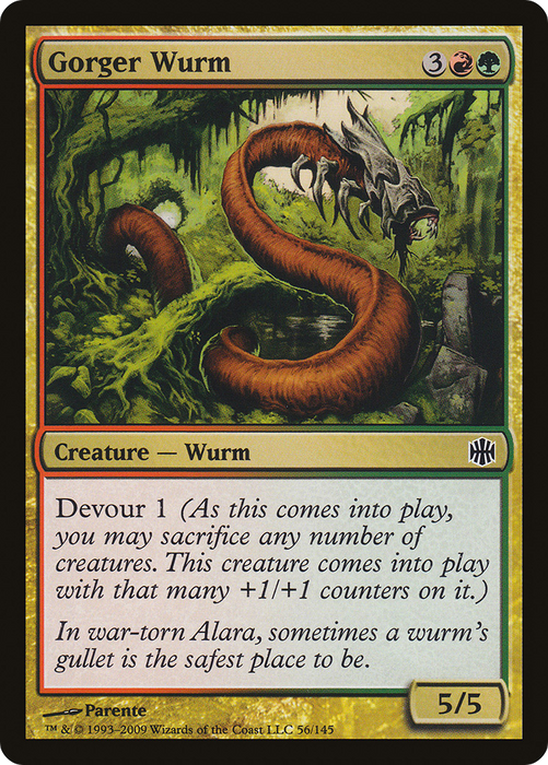 Gorger Wurm (ARB-056) - common - Foil