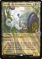 Lathiel, the Bounteous Dawn (MUL-180) - rare: (Showcase) - Foil