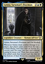 Gríma, Saruman's Footman (LTC-057) - rare