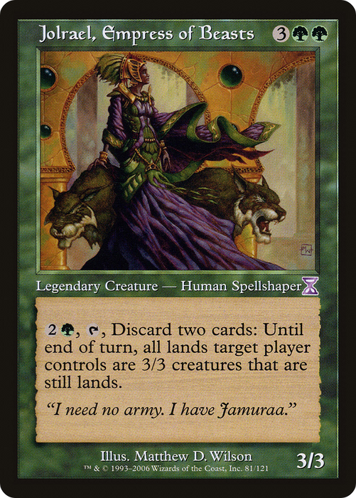 Jolrael, Empress of Beasts (TSB-081) - special
