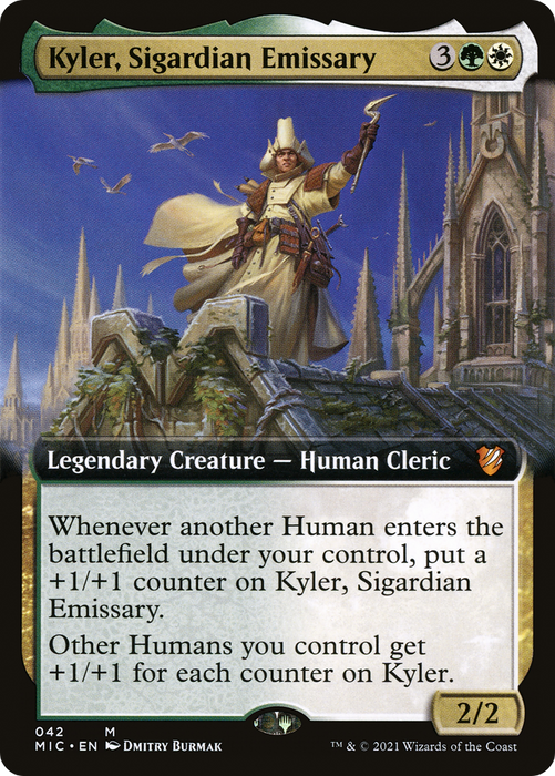 Kyler, Sigardian Emissary (MIC-042) - mythic: (Extended Art)