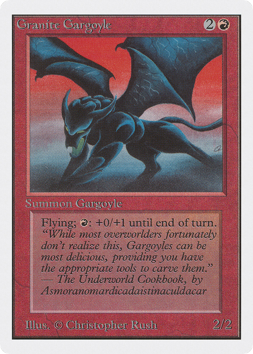 Granite Gargoyle (2ED-156) - rare
