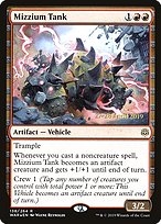 Mizzium Tank (PRE-138S) - rare - Foil