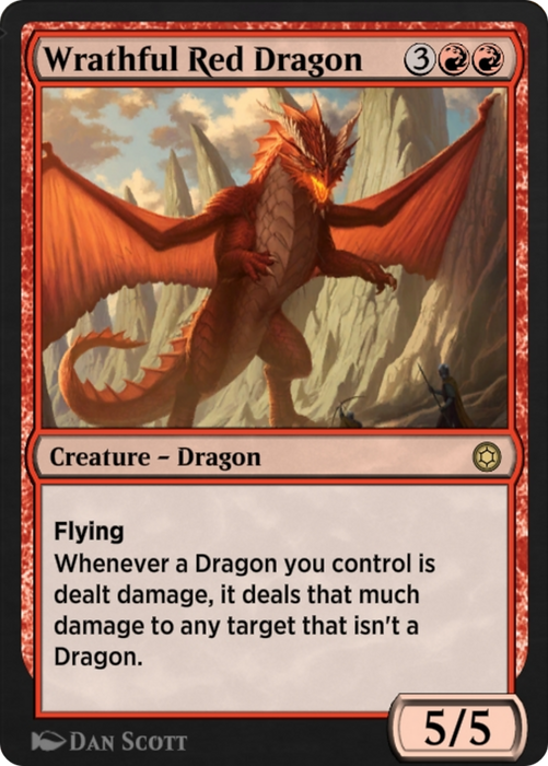 Wrathful Red Dragon (HBG-194) - rare