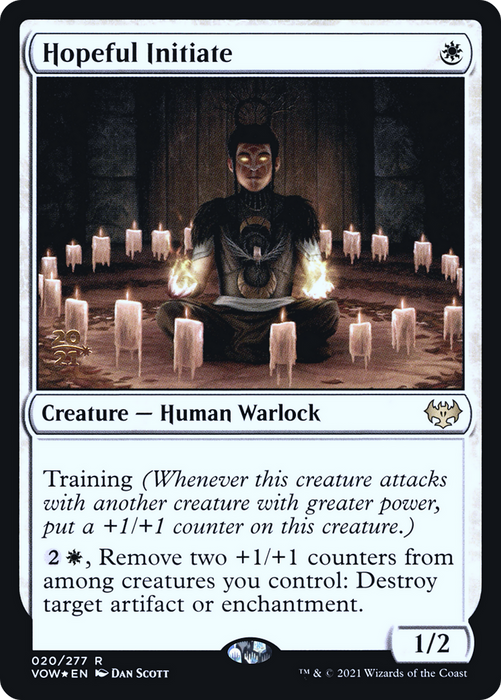 Hopeful Initiate (PRE-20S) - rare - Foil