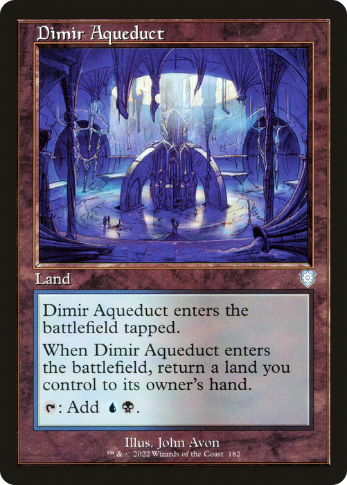 Dimir Aqueduct (BRC-182) - uncommon