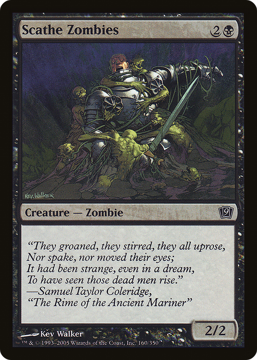 Scathe Zombies (9ED-160★) - common - Foil