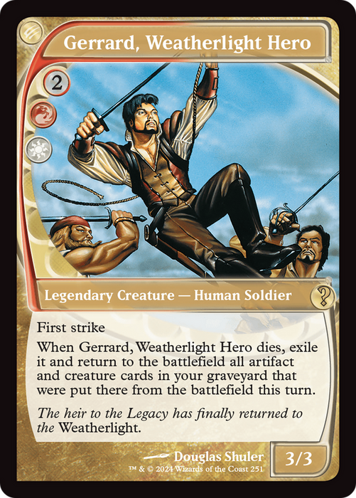 Gerrard, Weatherlight Hero (MB2-251) - rare - Foil