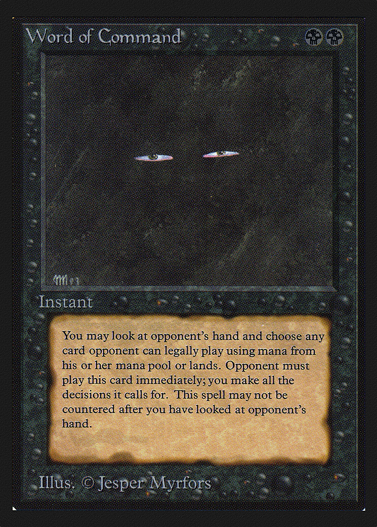 Word of Command (CED-137) - rare