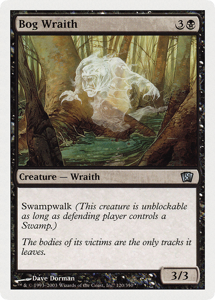 Bog Wraith (8ED-120) - uncommon