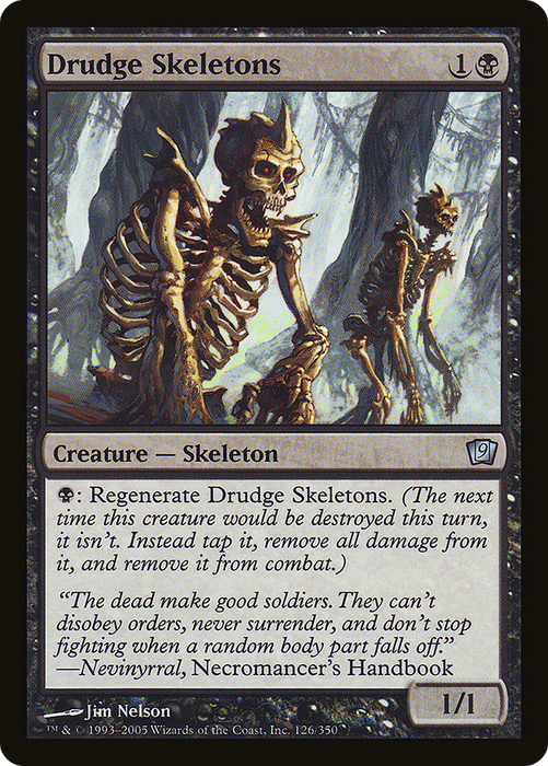 Drudge Skeletons (9ED-126★) - uncommon - Foil