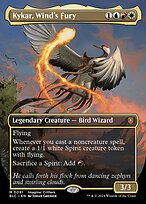 Kykar, Wind's Fury (BLC-091) - mythic (Borderless) - Foil
