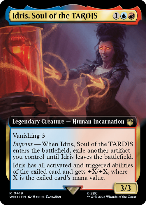 Idris, Soul of the TARDIS (WHO-419) - rare: (Extended Art) - Foil