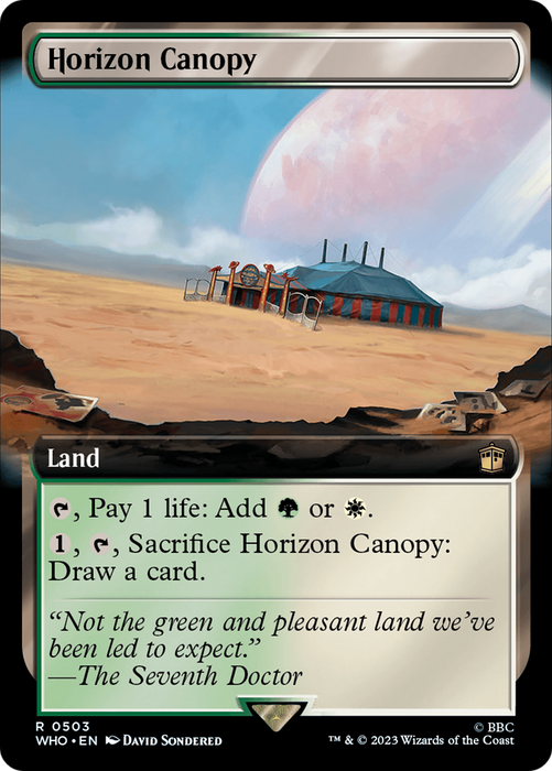 Horizon Canopy (WHO-503) - rare: (Extended Art)
