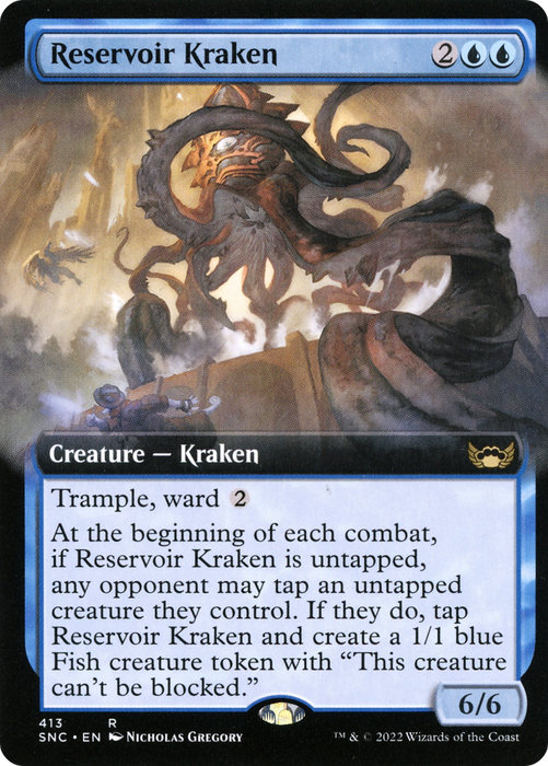 Reservoir Kraken (SNC-413) - rare: (Extended Art) - Foil