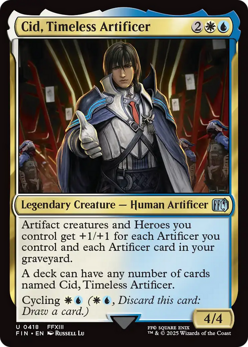 Cid, Timeless Artificer (FIN-418) - uncommon - Foil