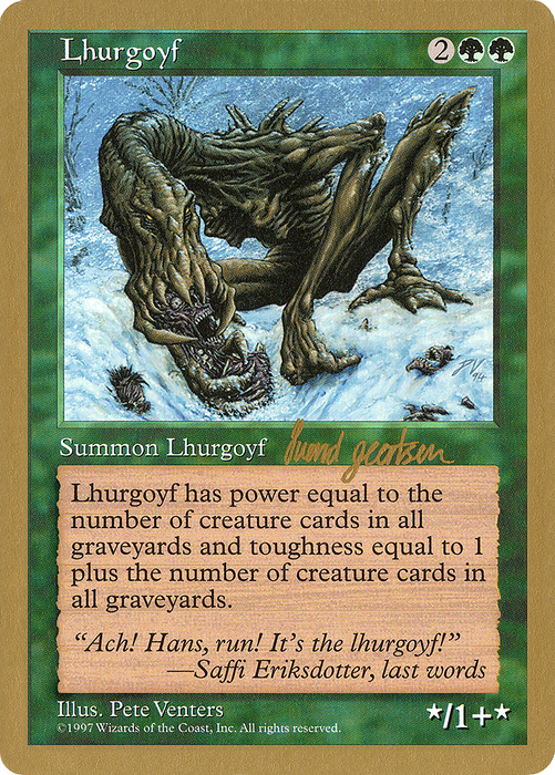 Lhurgoyf (WCD-SG309) - rare