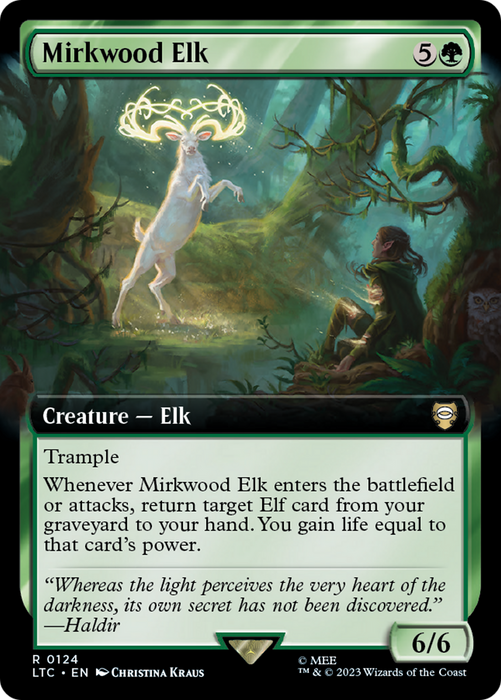 Mirkwood Elk (LTC-124) - rare: (Extended Art)