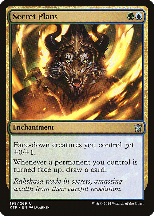 Secret Plans (KTK-198) - uncommon - Foil