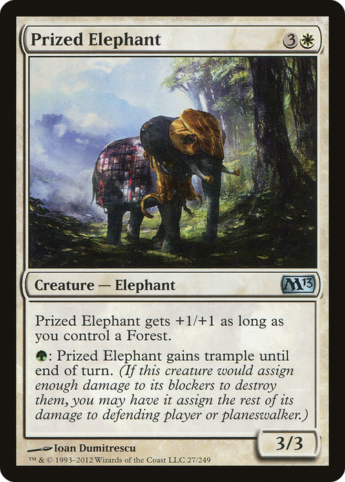 Prized Elephant (M13-027) - uncommon - Foil