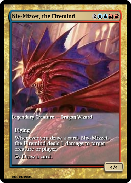 Niv-Mizzet, the Firemind (PRM-32583) - rare - Foil
