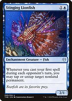 Stinging Lionfish (THB-069) - uncommon: (enchantment)
