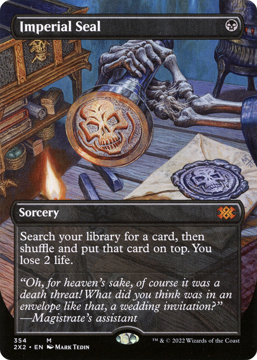 Imperial Seal (2X2-354) - mythic (Borderless)