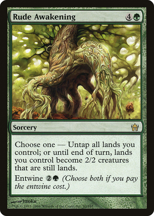 Rude Awakening (5DN-092) - rare - Foil